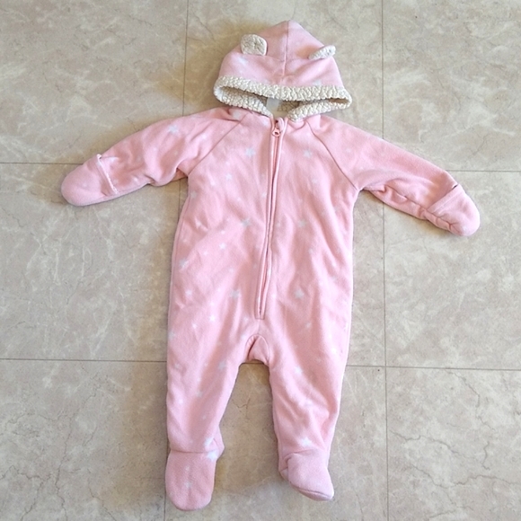 Old Navy fleece hooded jumpsuit - Picture 1 of 7